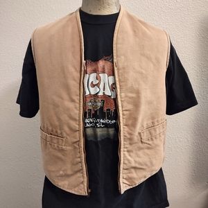 Vintage Carhartt Sherpa Vest sz Medium Union Made in the USA